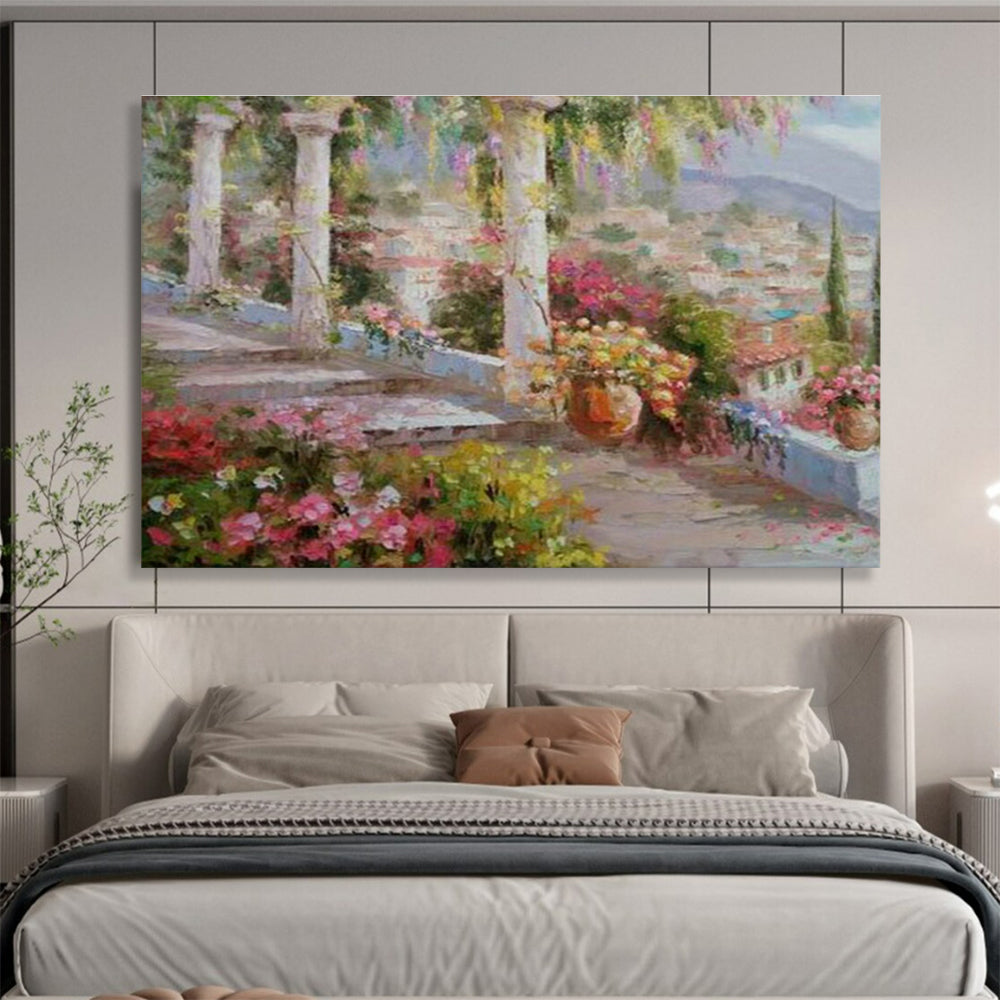 Customized Large-Scale Abstract Hand Painting for Subterranean Aquarium Lighting Design Studio DLZ3047