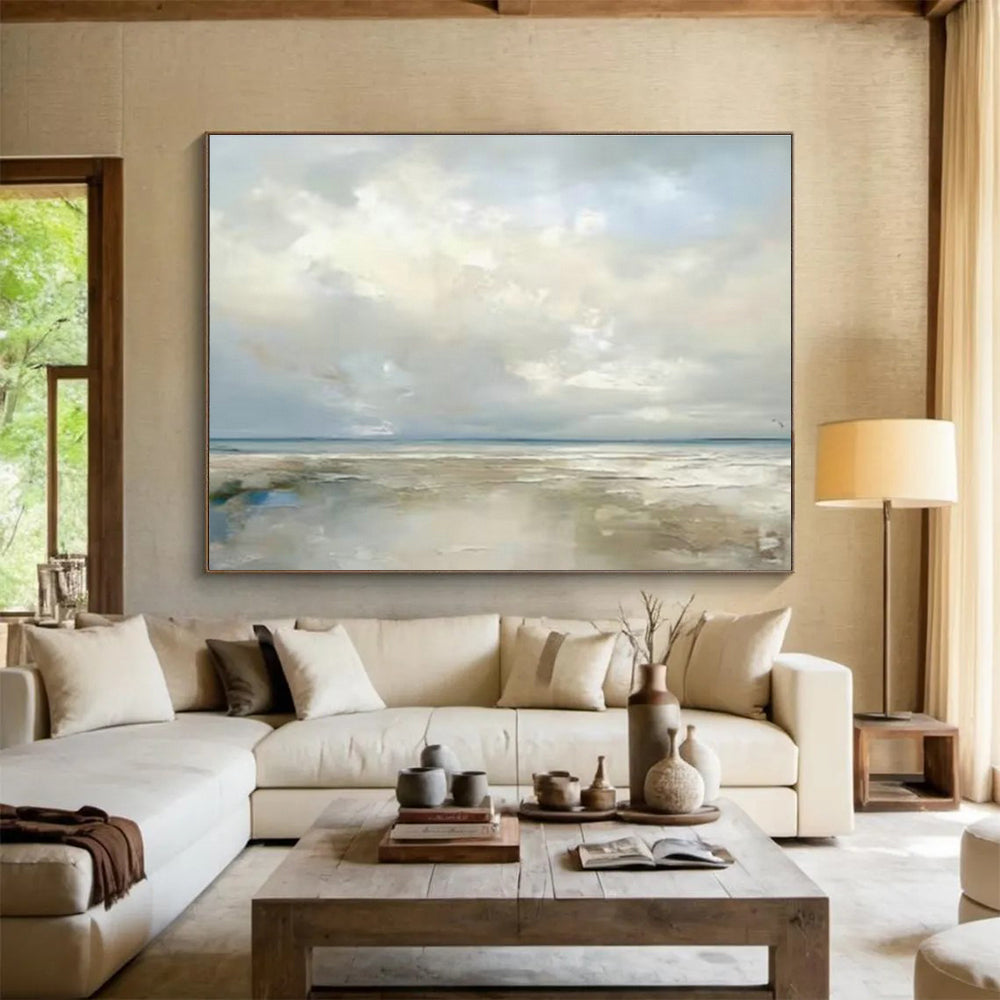 Oversized Custom Abstract Hand Painting for Music Recording Studio DLZ2706