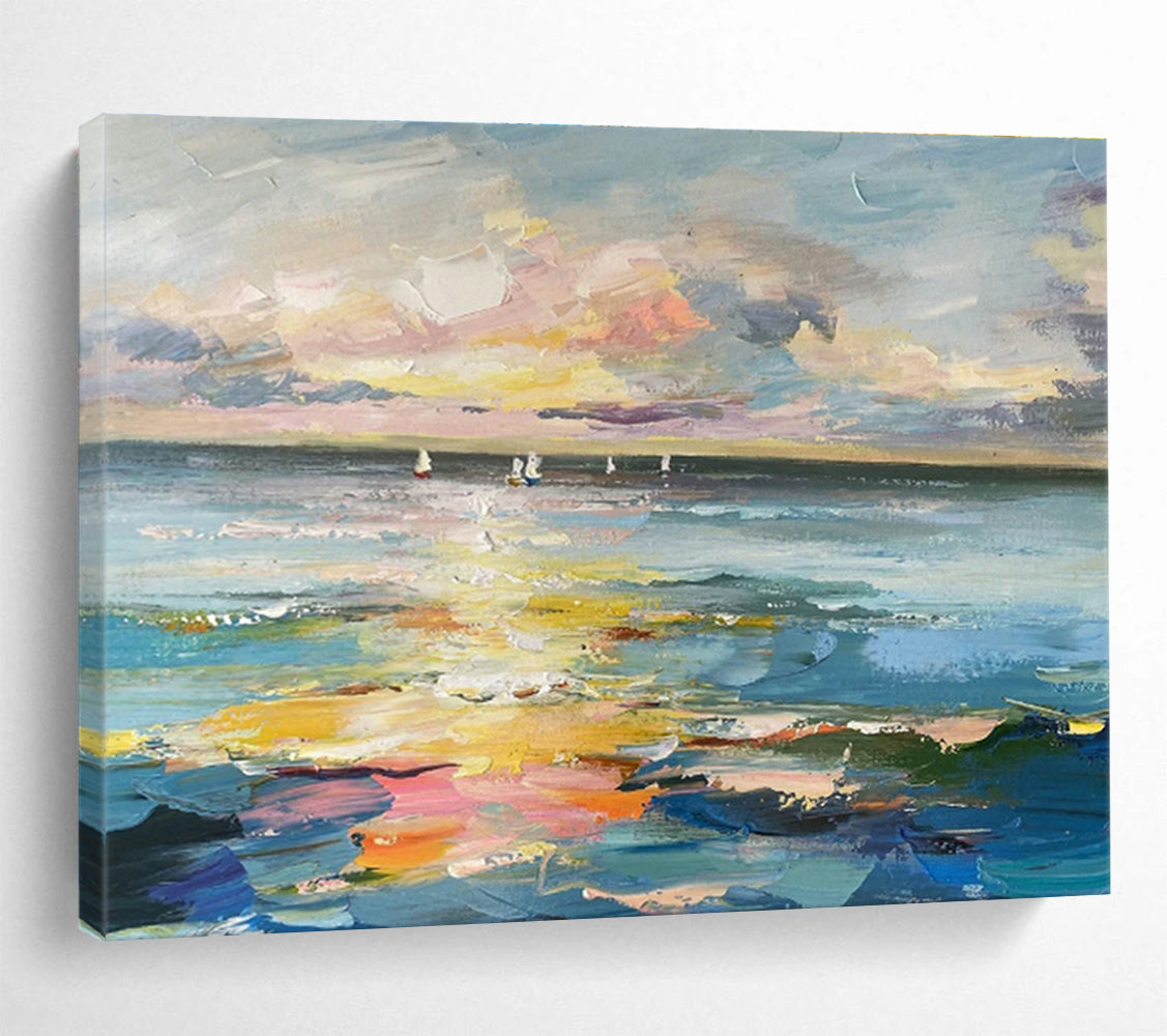 Bespoke Equestrian Center Oversized Hand-Painted Art