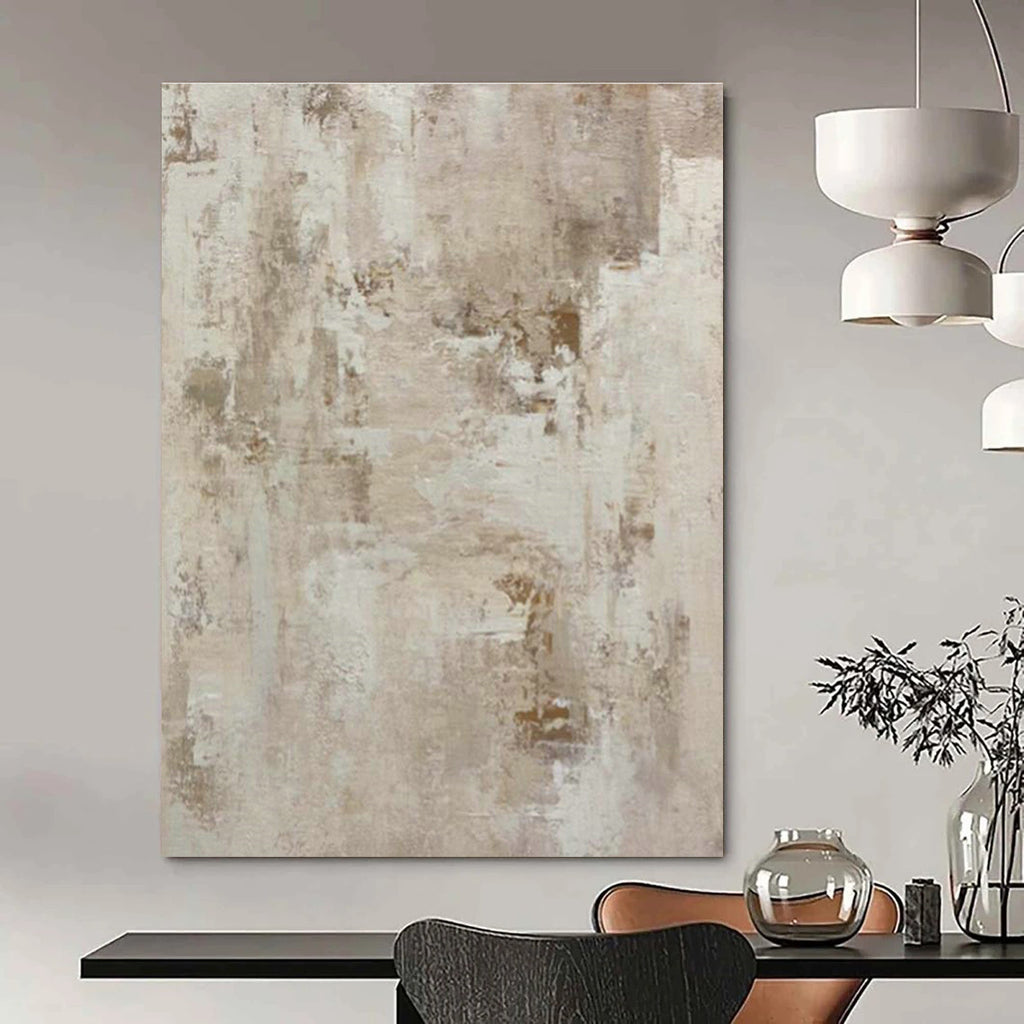 Immense Large-Scale Custom Hand-Painted Abstract Artwork - Rustic Beauty for Country Inns  DLZ0245