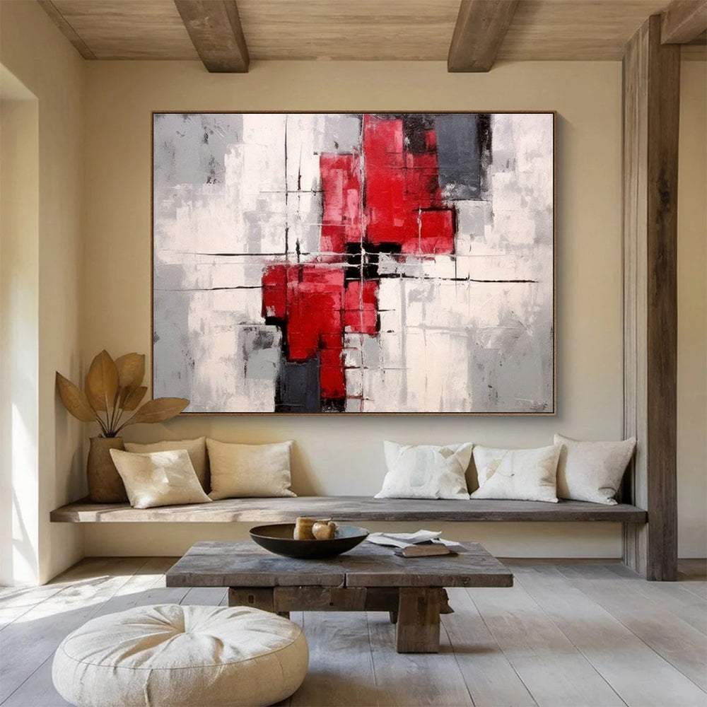 Bespoke Vertical Urban Vertical Aquaponics Teaching Lab Oversized Abstract Hand-Painted Mural DLZ2653
