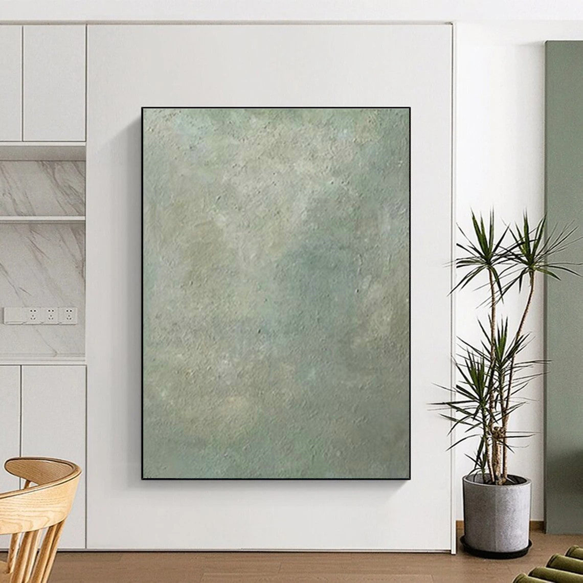 Enormous Custom Hand-Painted Abstract Painting - Mystical Allure for Crystal Healing Centers  DLZ0234