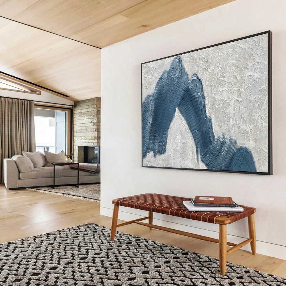 Custom-Made Fusion Reactor Testing Facility Large Abstract Hand Painting DLZ2598