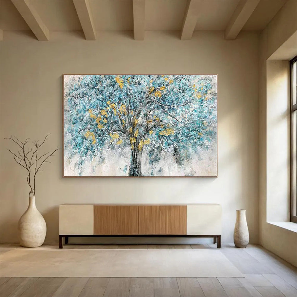 Big Customizable Handmade Abstract Painting for Teen Lounges DLZ3273