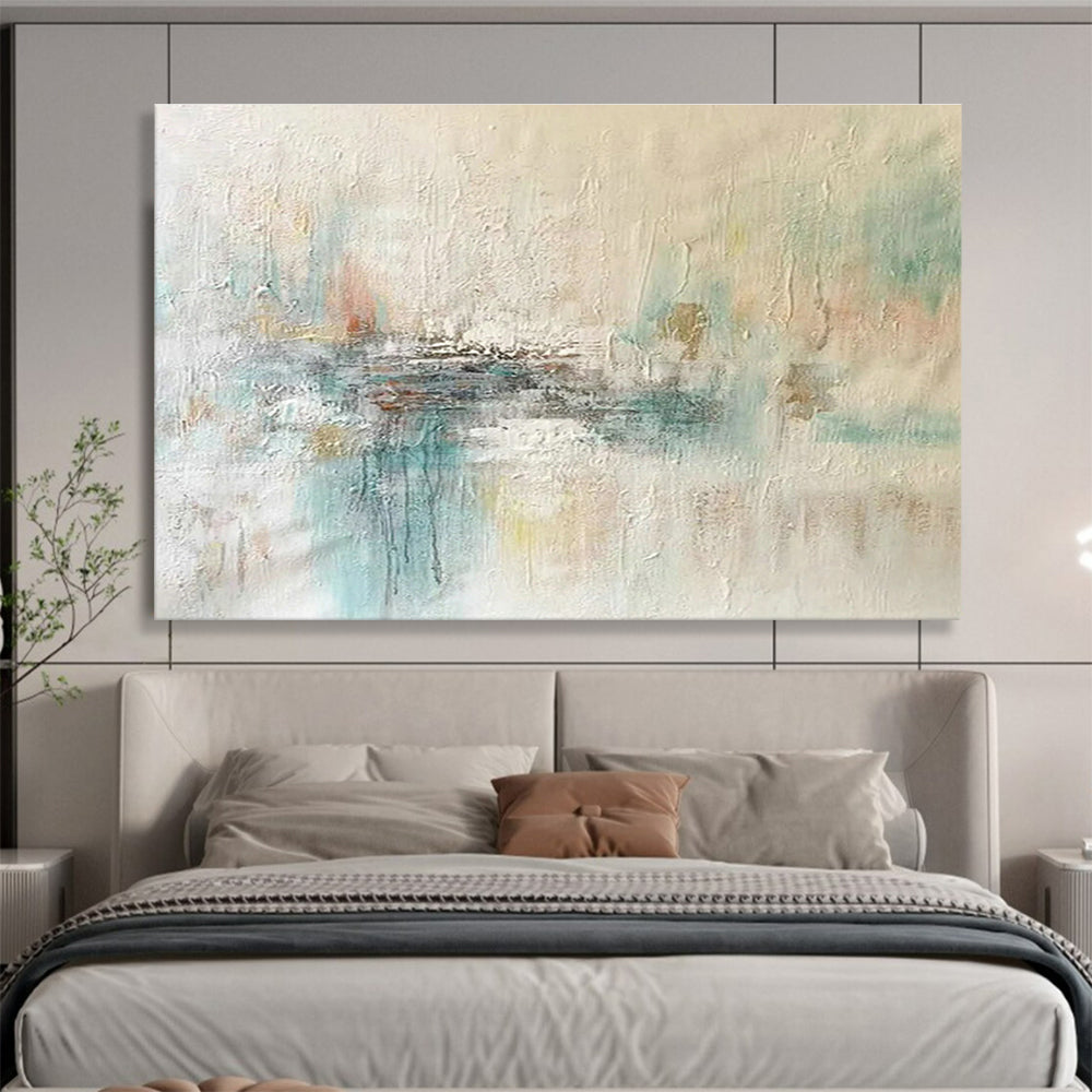 Large-Size Custom Hand-Painted Abstract Painting for Living Room DLZ2674