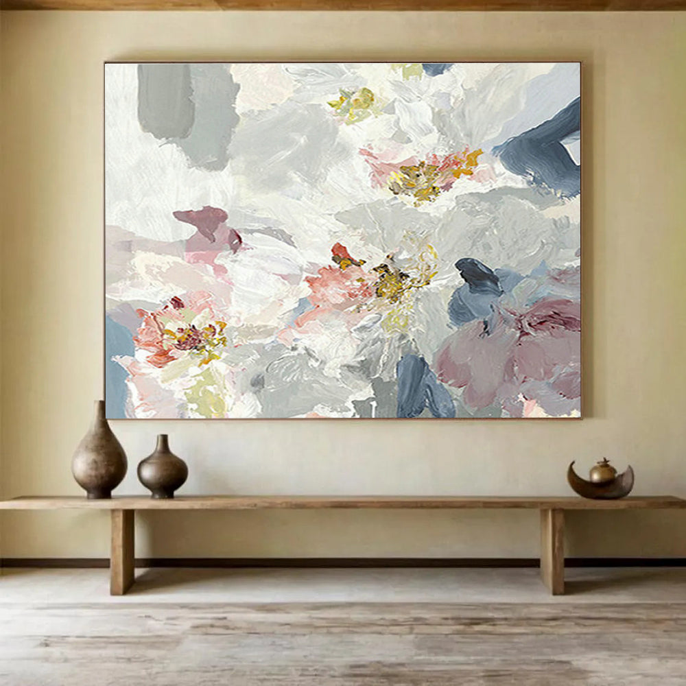 Oversized Custom Abstract Hand Painting for Hyperbaric Chamber Facility DLZ2788