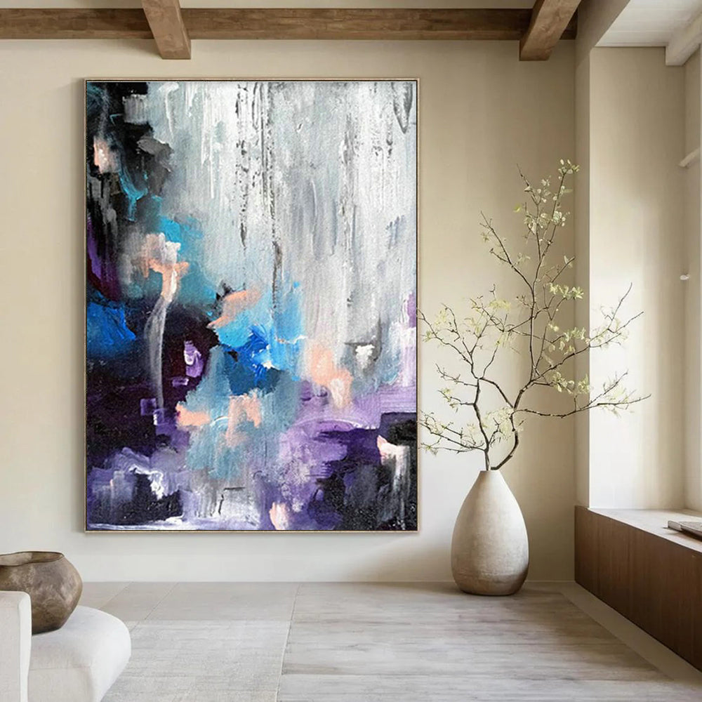 Huge Customizable Handmade Abstract Painting for DIY Craft Workshops  DLZ0069