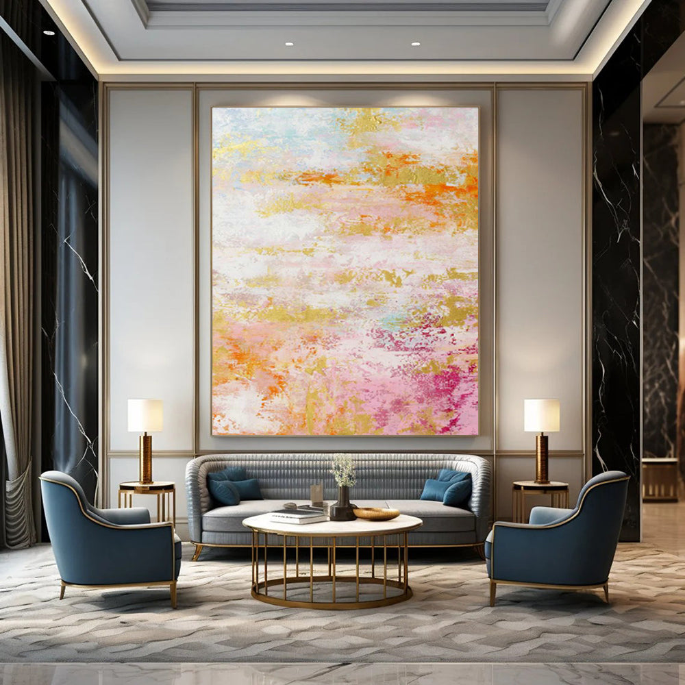 Huge Customizable Handmade Abstract Wall Art for Traditional Mexican Folk Art Galleries  DLZ0047
