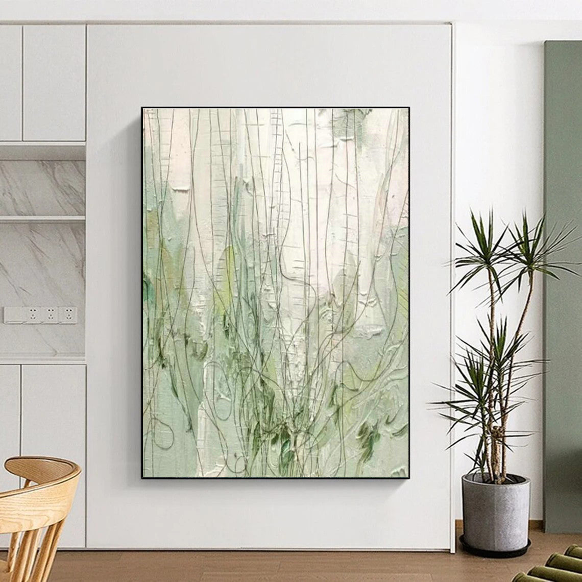 Gigantic Custom Hand-Painted Abstract Art - Galactic Odyssey for Space-Themed Bars  DLZ0317