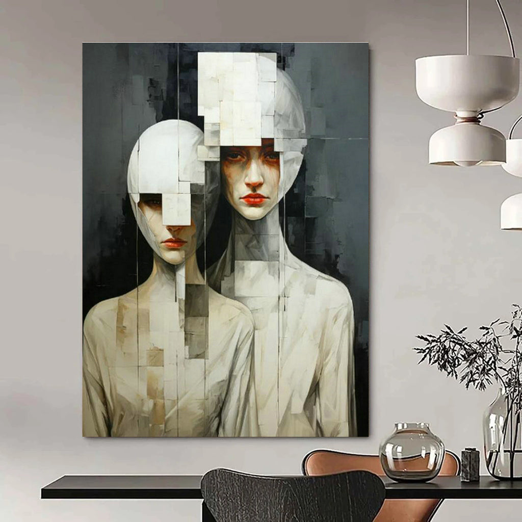 Titanic Custom Hand-Painted Abstract Painting - Medieval Splendor for Castle Banquet Halls  DLZ0330