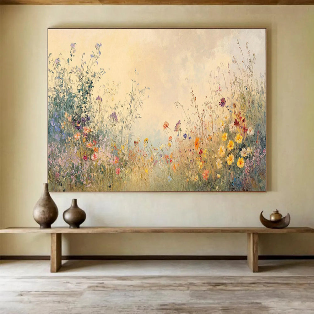 Large Custom Abstract Hand-Painted Art for Underwater Cultural Heritage Digital Archiving and Preservation Center DLZ3077