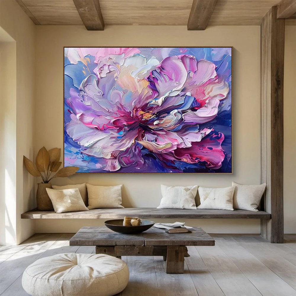 Large-Size Custom Abstract Hand Painting for Urban Vertical Aquaponics Fish Breeding Facility DLZ3065