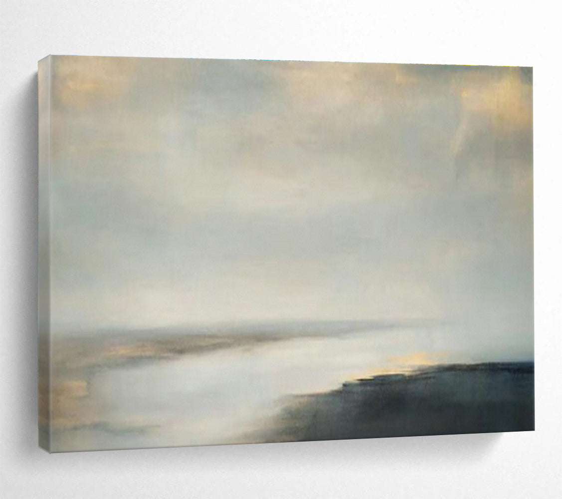 Customizable Ski Lodge Oversized Abstract Hand Painting