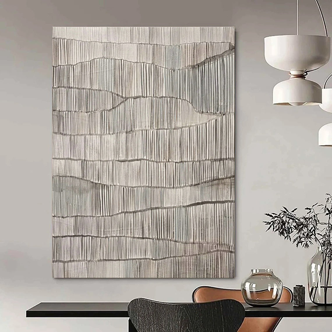 Expansive Tailored Abstract Canvas for Dining Room & Office DLZ1038