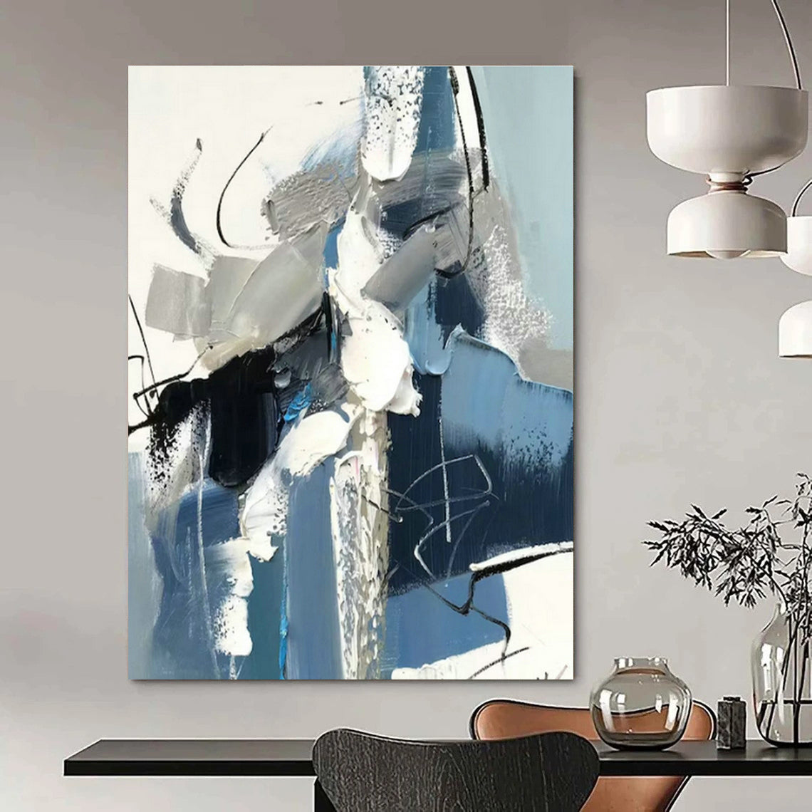 Hand-Crafted Abstract Decor for Cottage Dining Room & Entryway DLZ1651