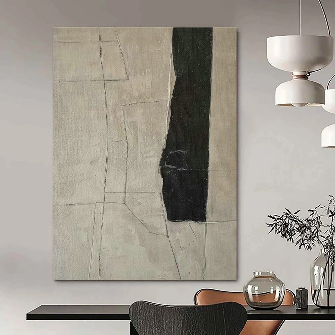 Stupendous - Sized Custom Abstract Paintings for Living Room Opulence DLZ0414