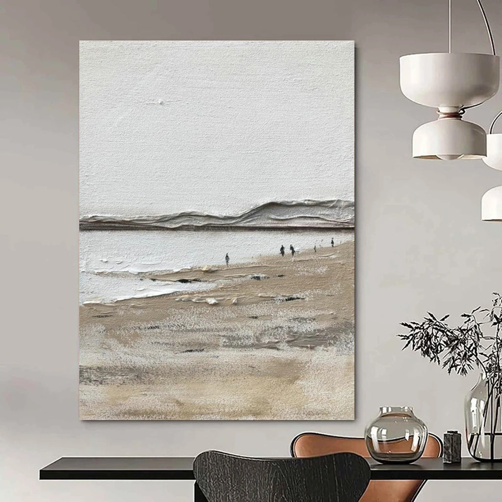 Large Hand-Painted Abstract Wall Panel for Office Cubicle & Bedroom Wardrobe Area DLZ2374