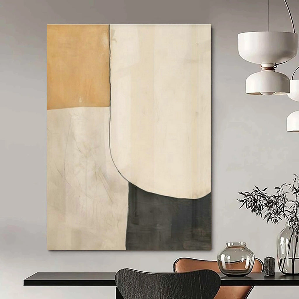 Oversized Custom Handmade Abstract Wall Art for Office Lounge Area and Dining Room Breakfast Nook Wall DLZ1949