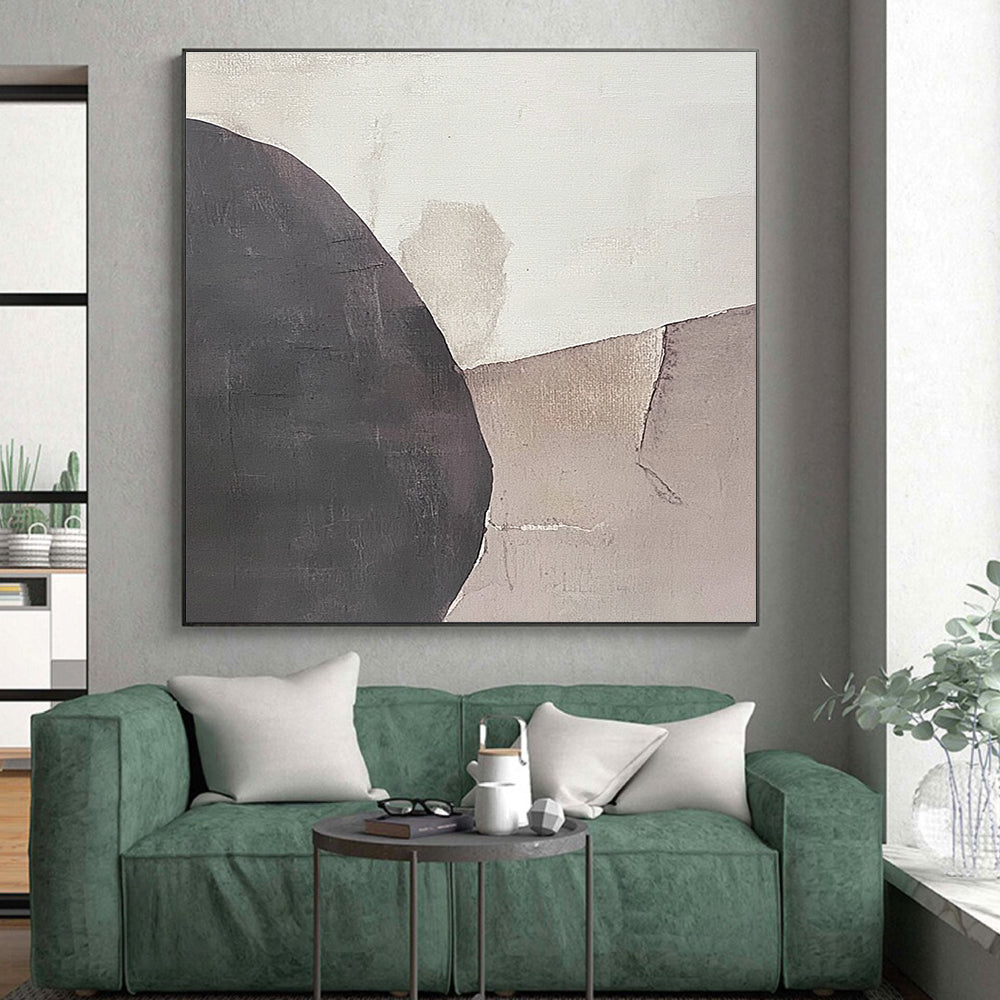 Gray Beige Abstract Forms GER846