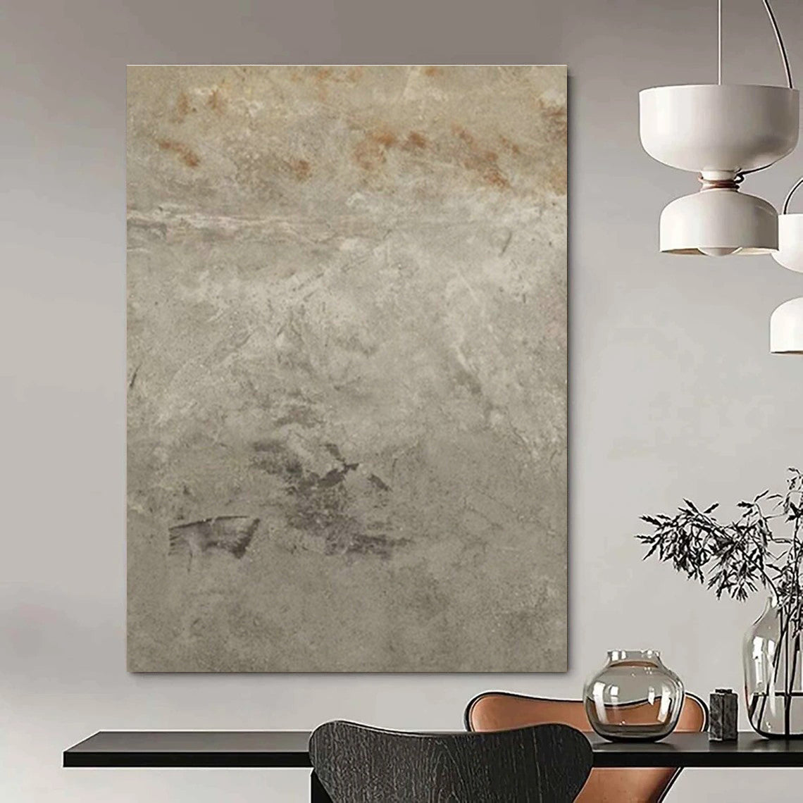 Oversized Modern Abstract Hand-Painted Canvas Painting, Injecting Vitality into Office and Corridor DLZ0967
