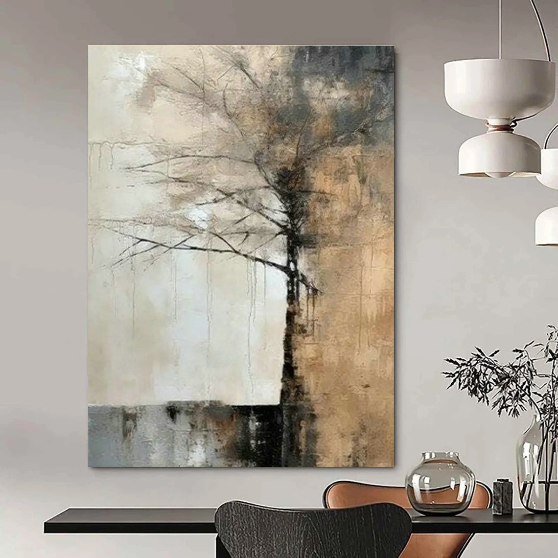 Mega - Scale Custom Abstract Art for Living Room Grandeur DLZ0418