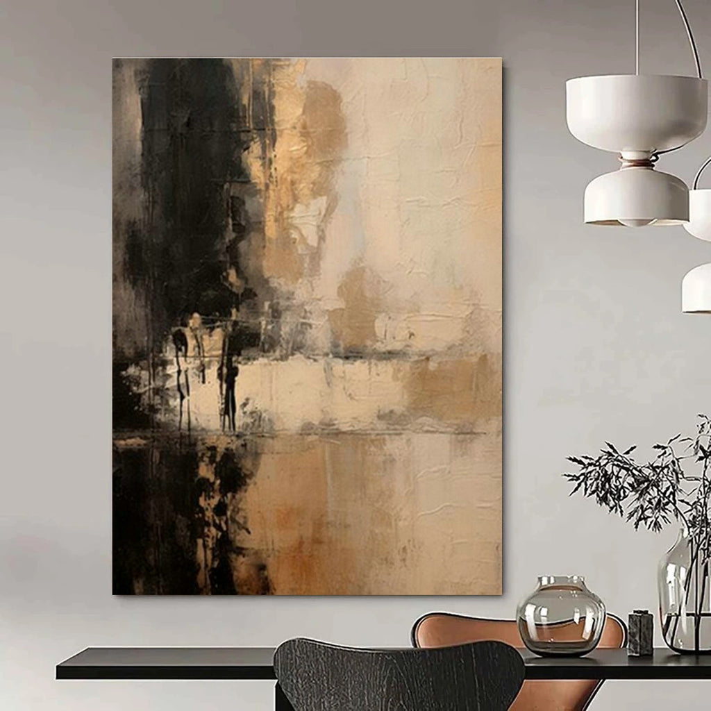Giant Custom Abstract Canvases for Bedroom Focal Points DLZ0387