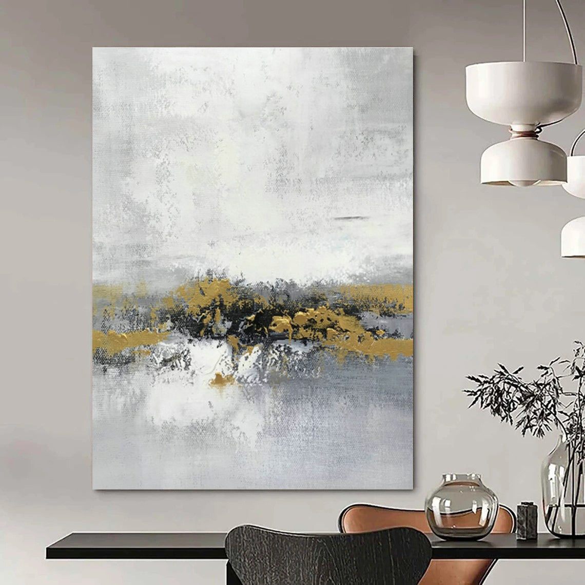 Custom - Crafted Hand - Painted Abstract Art for Bedroom & Cottage Office DLZ0572