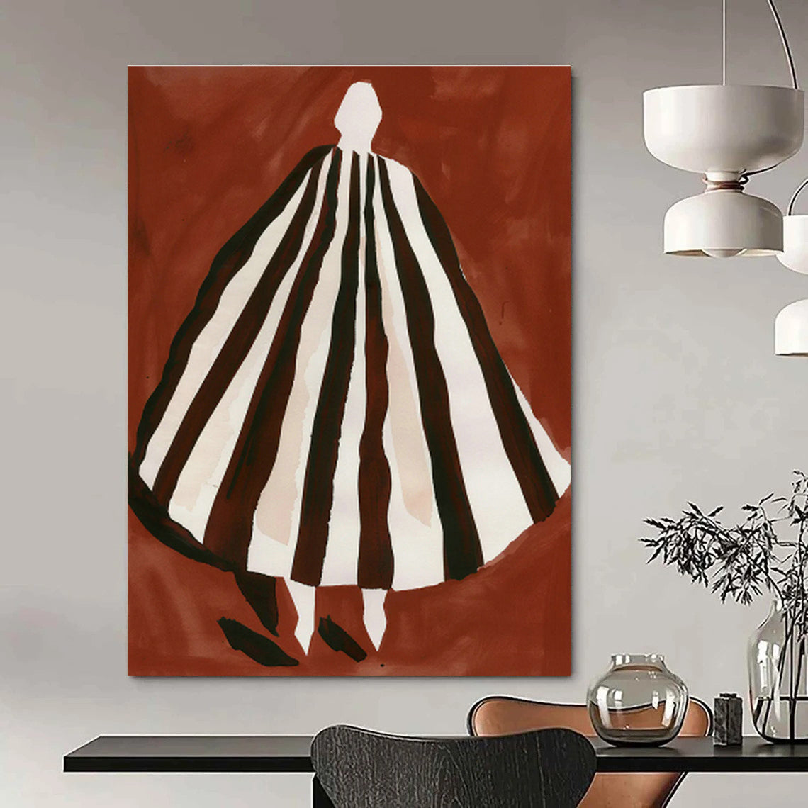 Grand - Sized Hand - Painted Abstract Murals for Cottage Office Loft Floors & Bedroom Window Seat Cushions DLZ0707