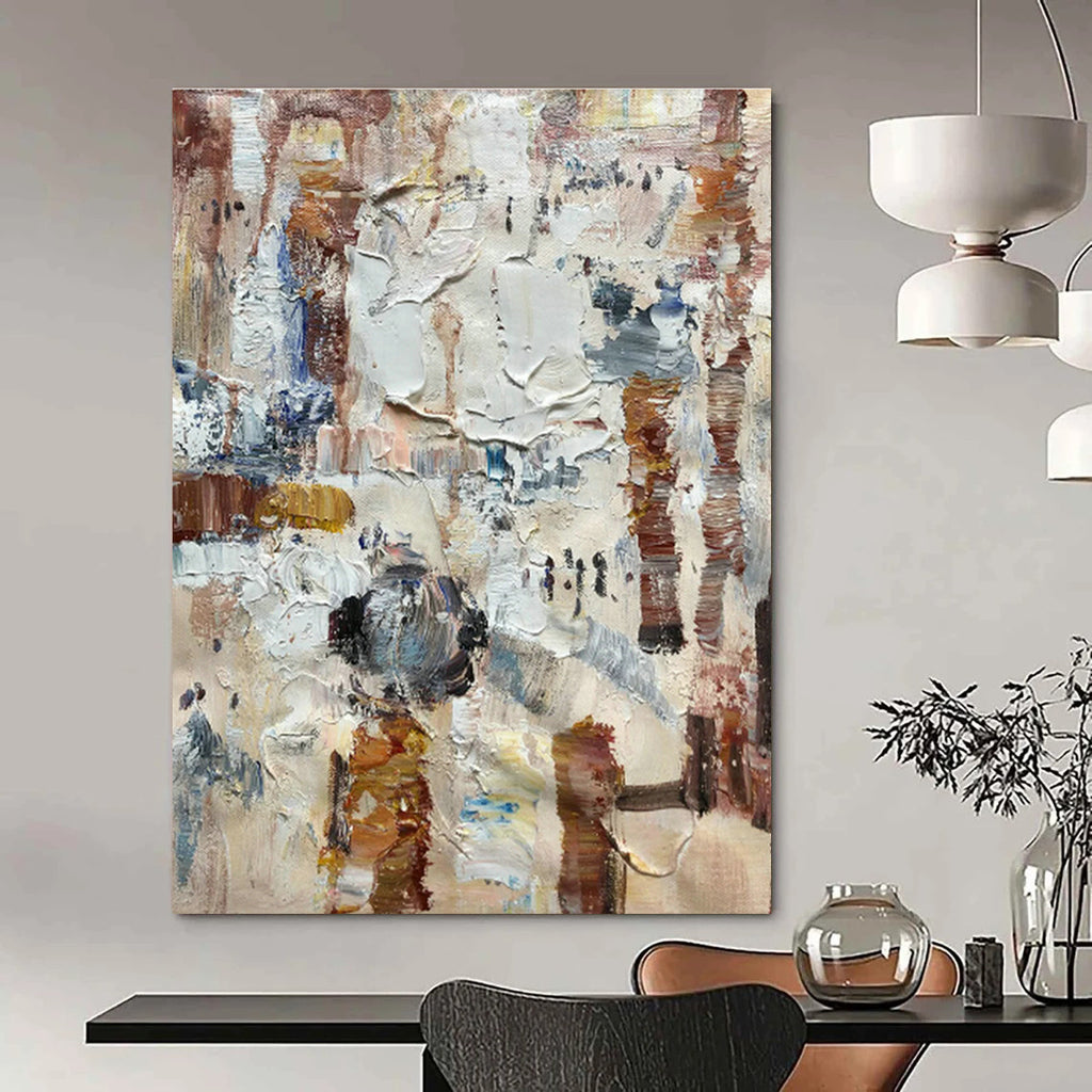 Extra - Spacious Hand-Painted Abstract Artwork for Office & Living Room DLZ1309