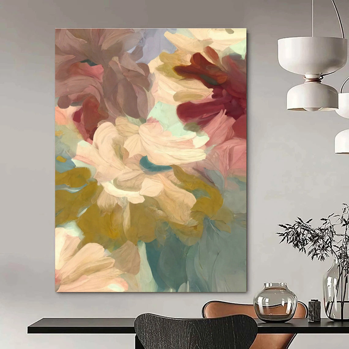 Handmade Large Abstract Painting for Office & Living Room DLZ1360