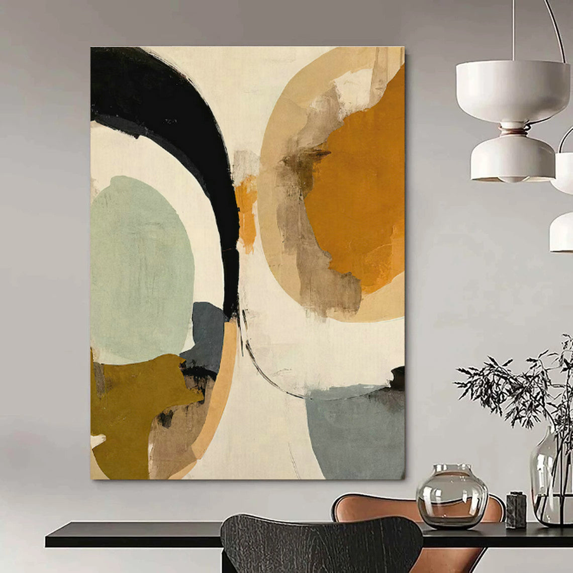 Hand-Crafted Abstract Decor for Entryway and Cottage Dining Room DLZ1621