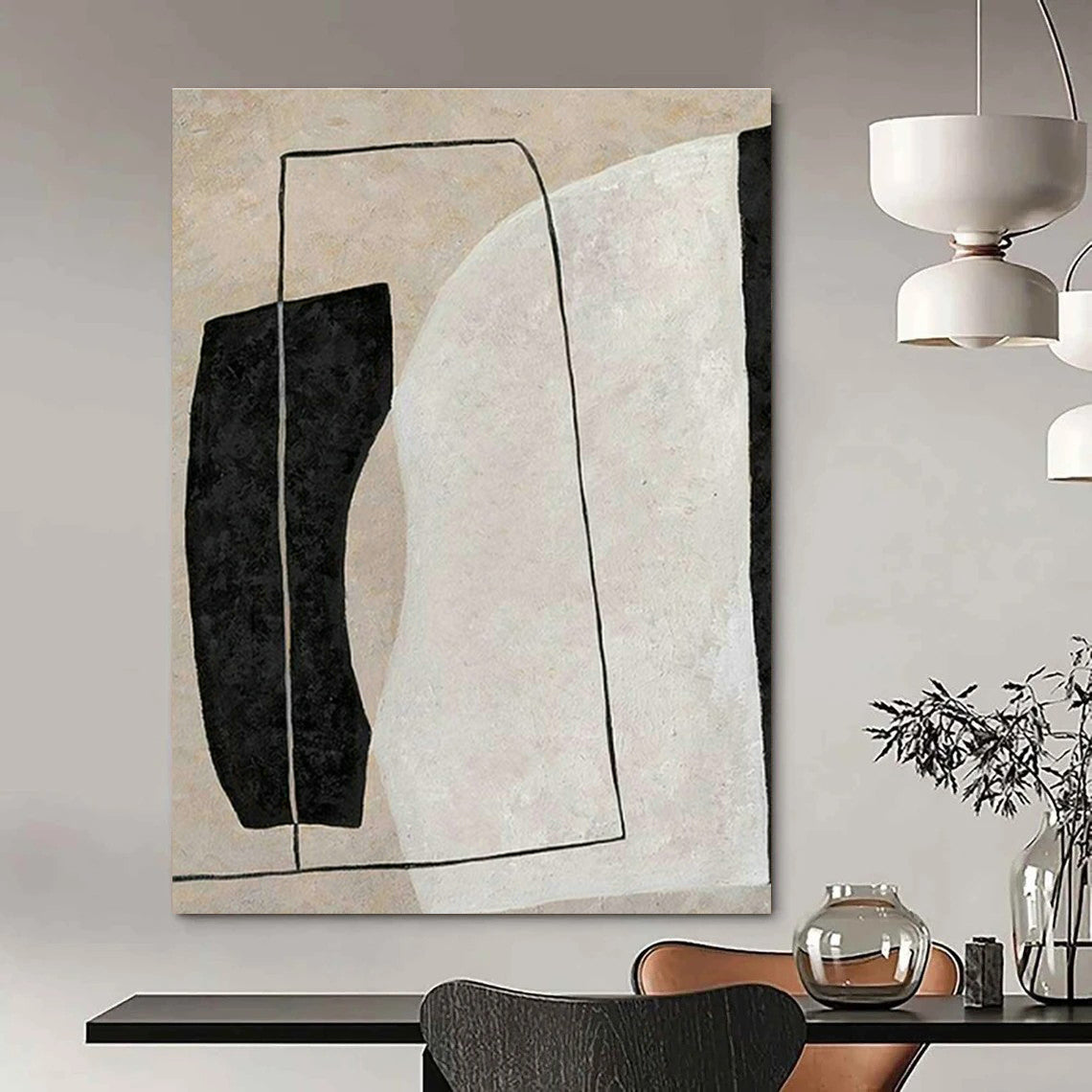 Big Handmade Abstract Painting for Office & Hallway DLZ2027