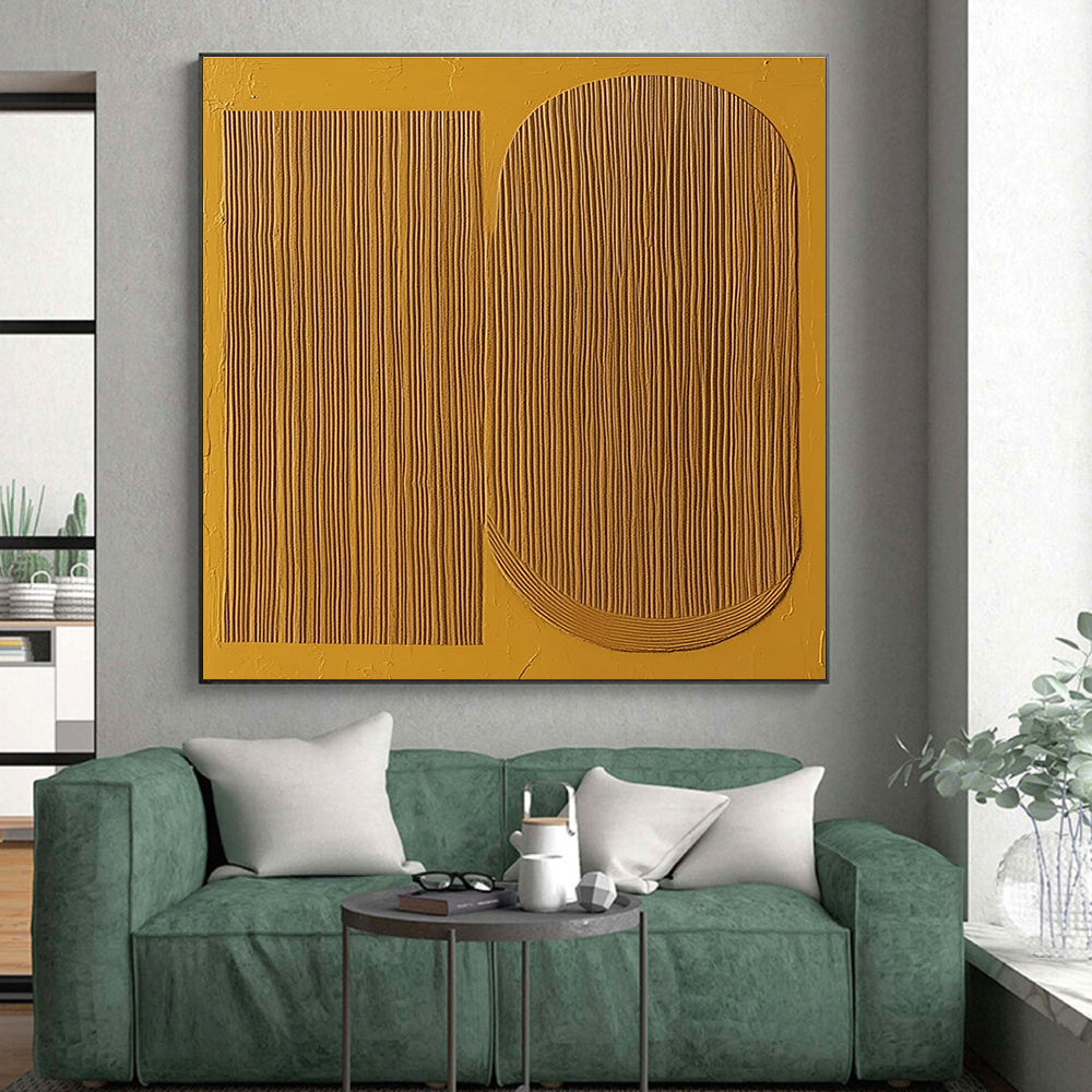 Ribbed - Texture Abstract in Yellow Tones GER309