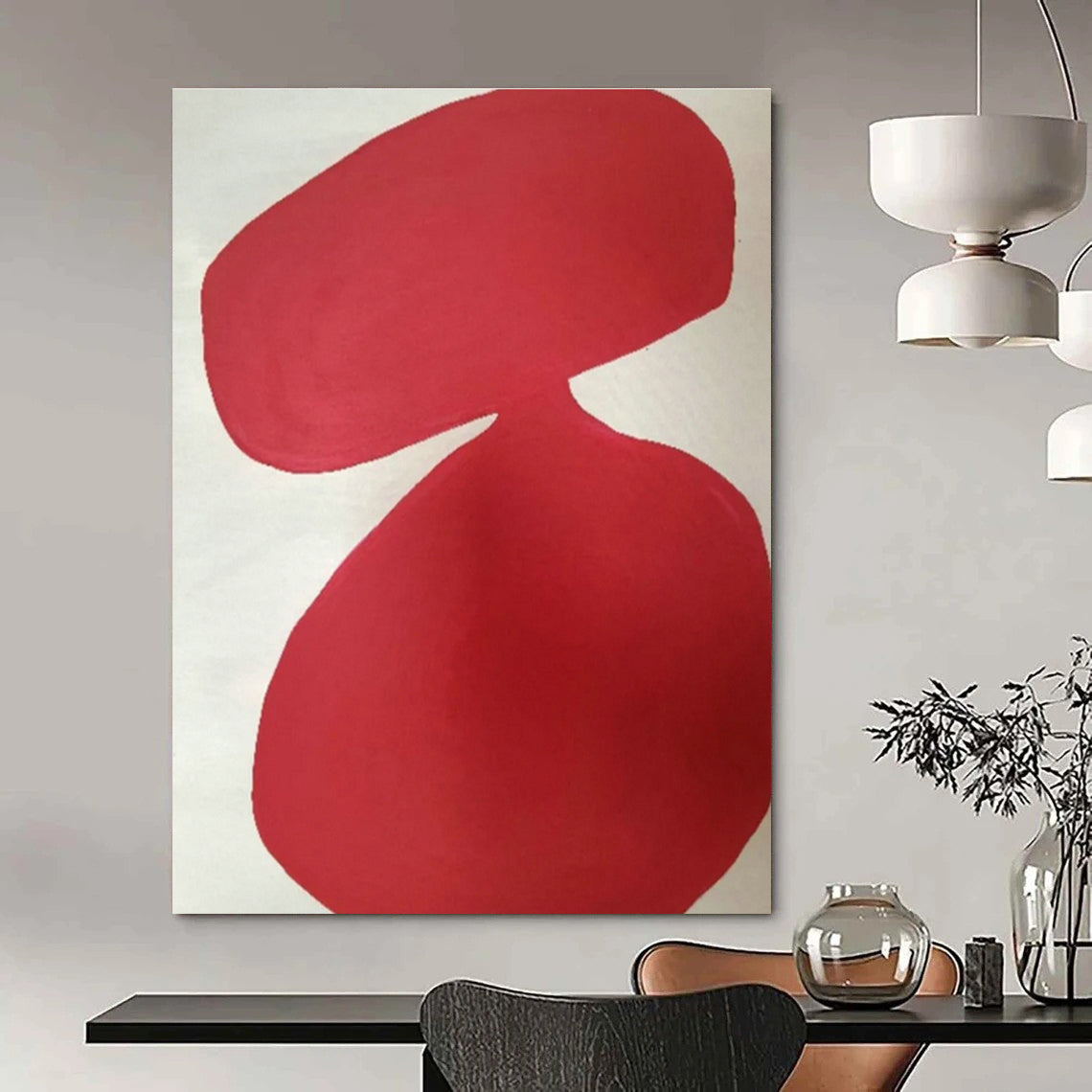 Monumentally Sized Bespoke Abstract Painting for Entryway & Dining Room DLZ1086