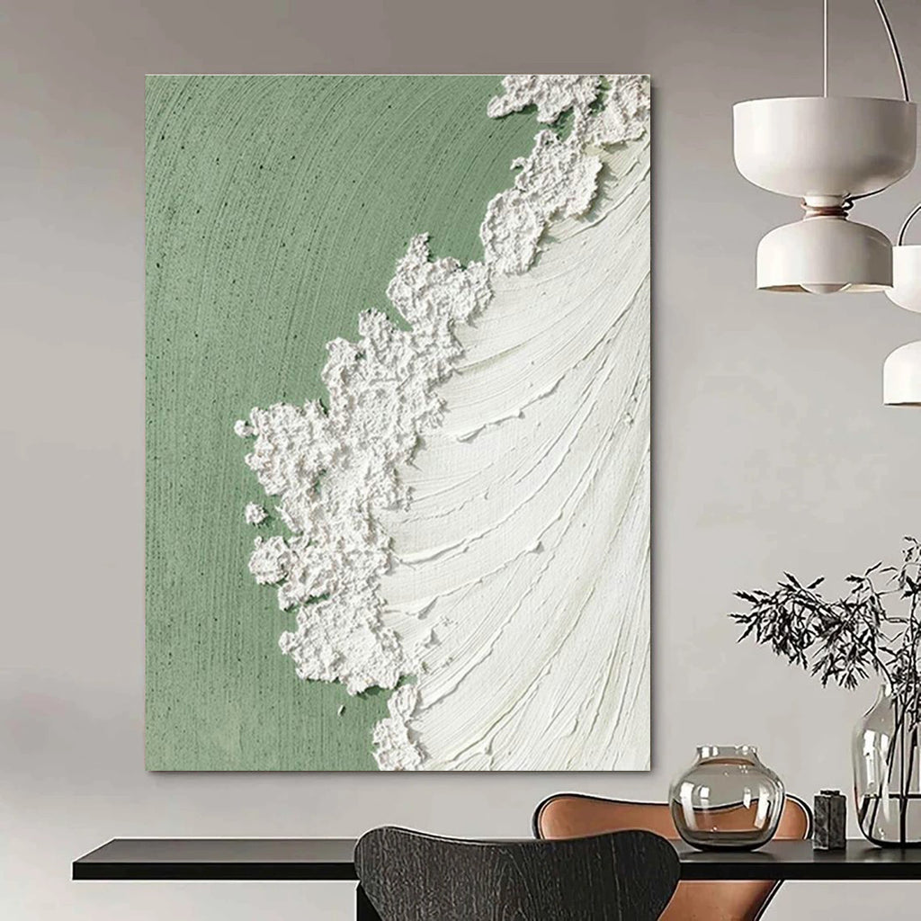 Colossal Extent Custom-Formulated Handmade Abstract Painting for Dining Room & Hallway DLZ2202