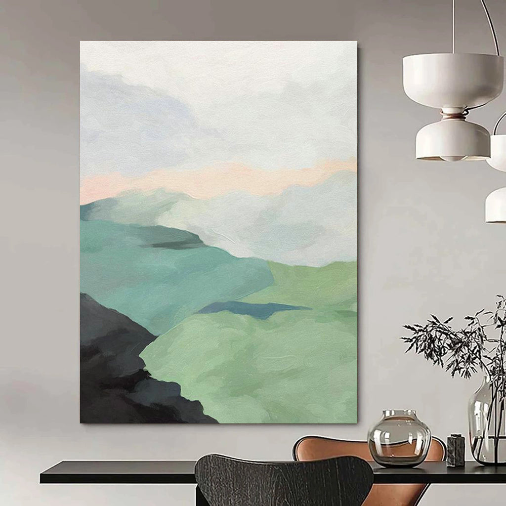 Giant Custom - Designed Hand Painted Abstract Artwork for Bedroom and Office DLZ2145