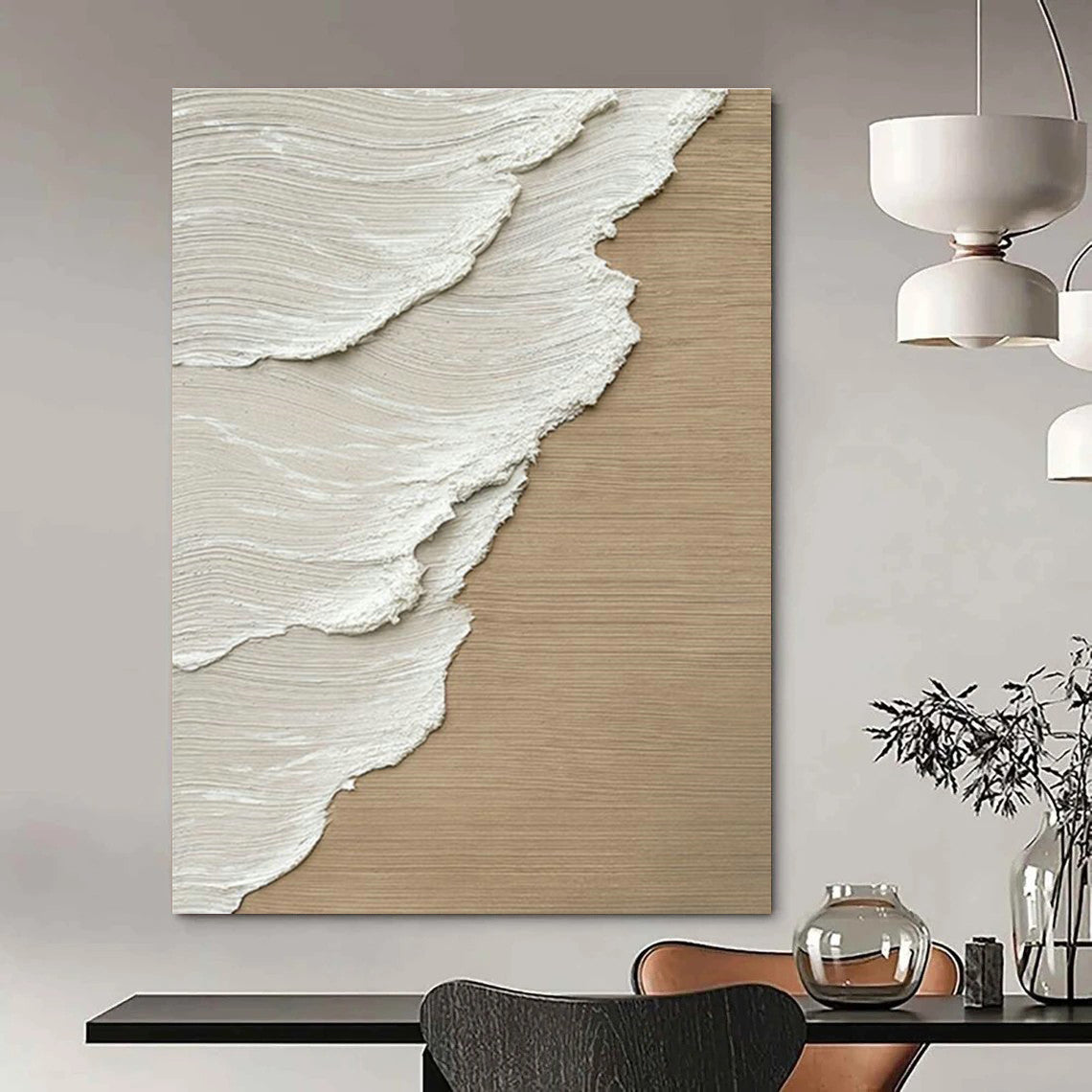 Humongous Tailored Handmade Abstract Painting for Bedroom & Dining Room DLZ2176
