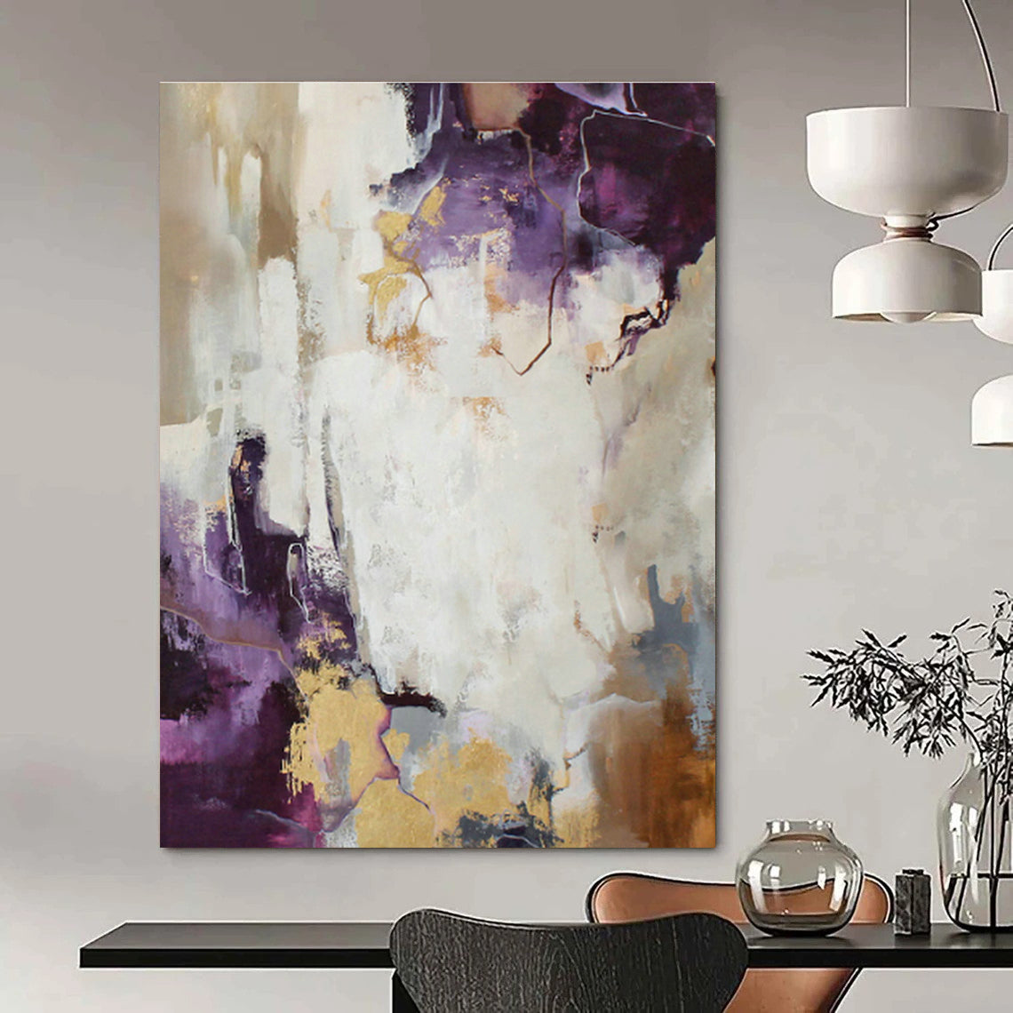 Gargantuan Custom Abstracts for Entryway Grandeur DLZ0398
