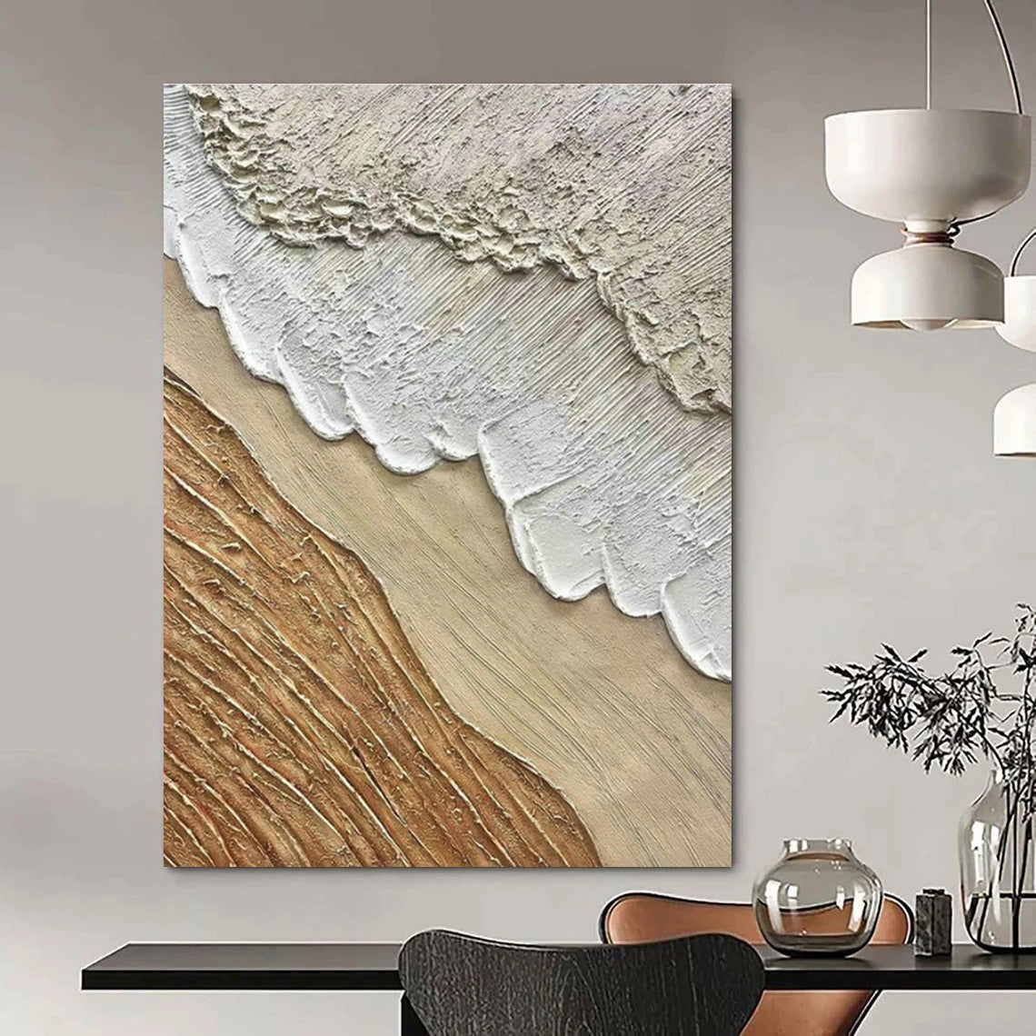 Customizable Handmade Abstract Art for Bedroom and Cottage Hallway DLZ1598