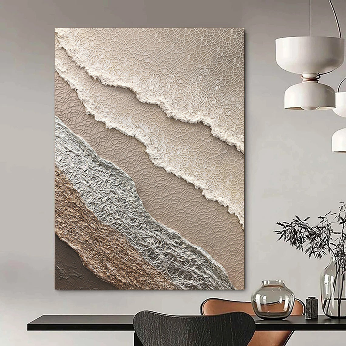 Large Custom-Made Abstract Canvas for Living Room & Bedroom DLZ0995