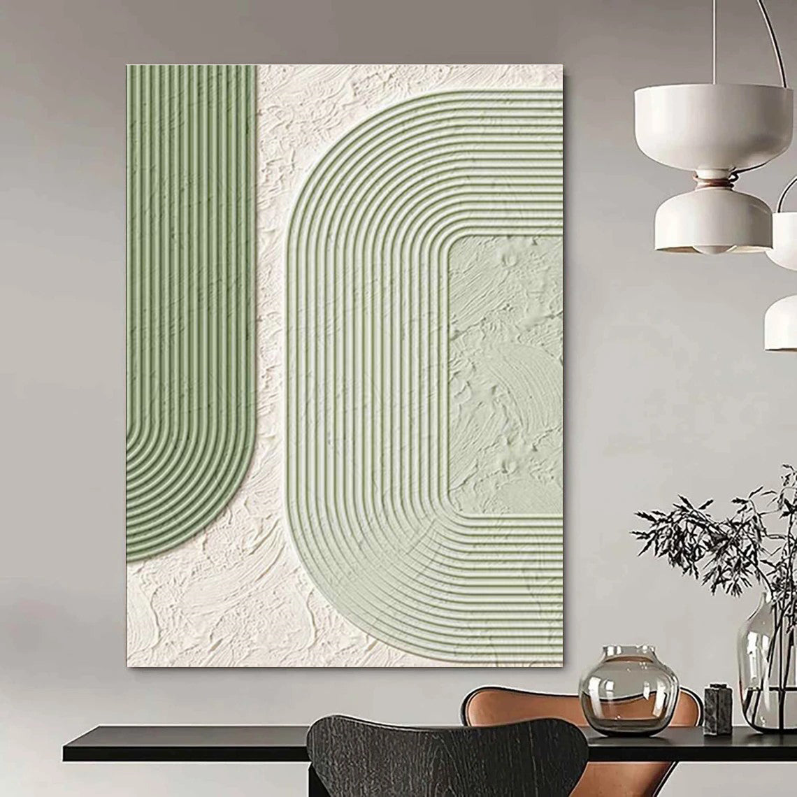 Extra-Gigantic Custom-Crafted Handmade Abstract Painting for Bedroom & Dining Room DLZ2193