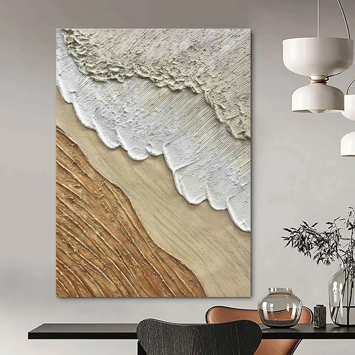 Large Custom-Made Abstract Painting for Hallway & Living Room DLZ1033
