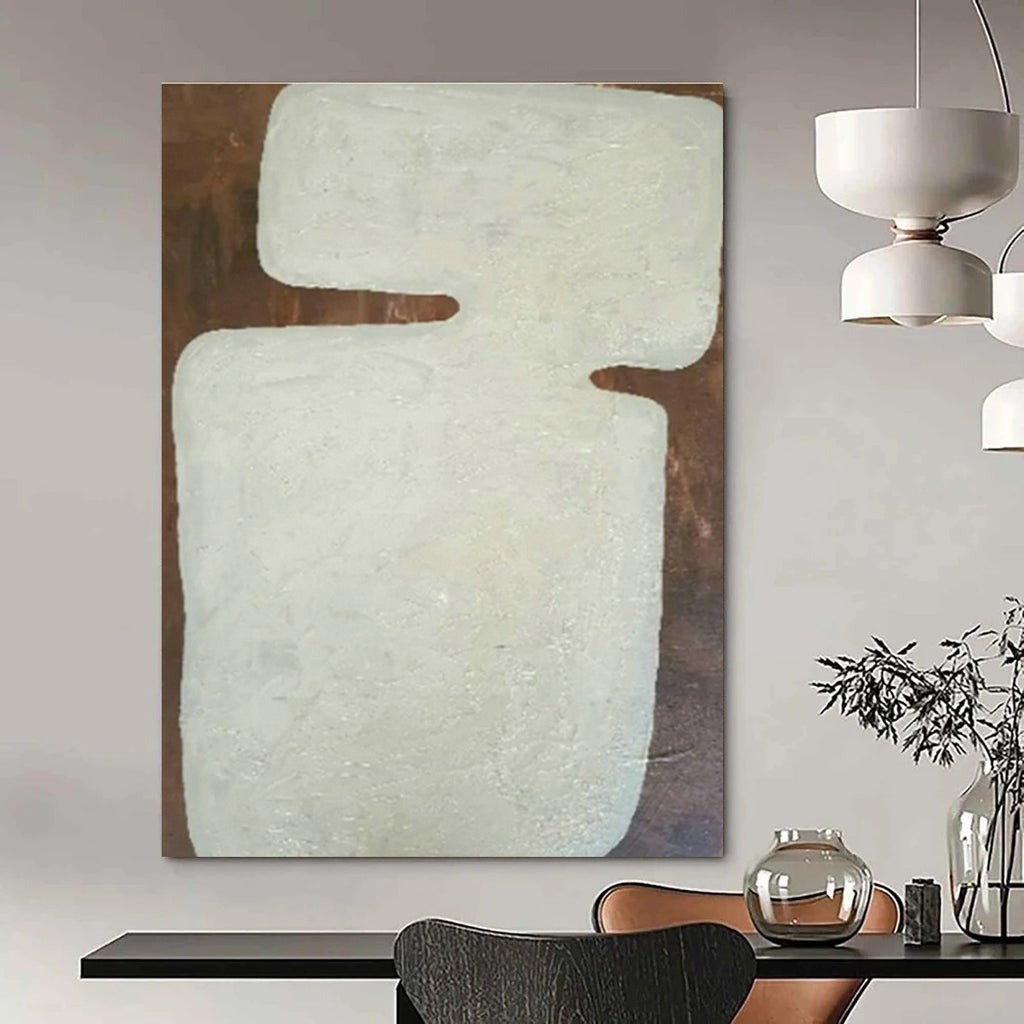 Oversized Custom Handmade Abstract Painting for Bedroom Wardrobe Interior Doors and Hallway Linen Closet Shelves DLZ1897