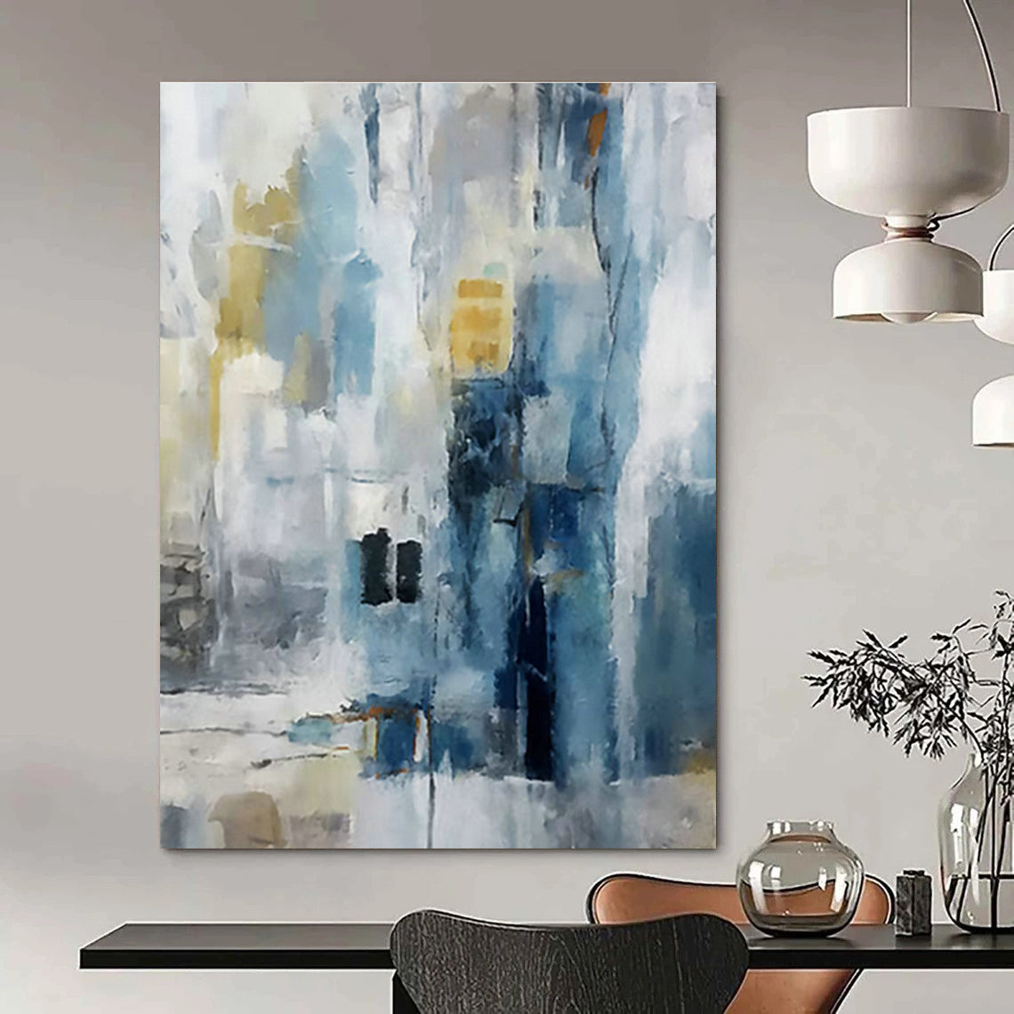 Massive Abstract Hand - Painted Art for Bedroom Dressing Tables & Cottage Hallway Bike Racks DLZ0678