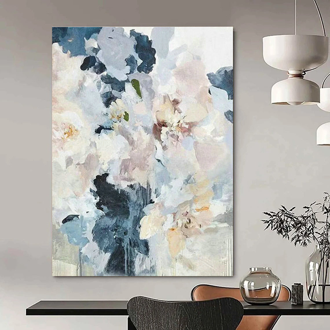 Oversized Abstract Murals for Office Training Room Whiteboard Eraser Trays & Bedroom Vanity Makeup Organizer Inserts DLZ0936