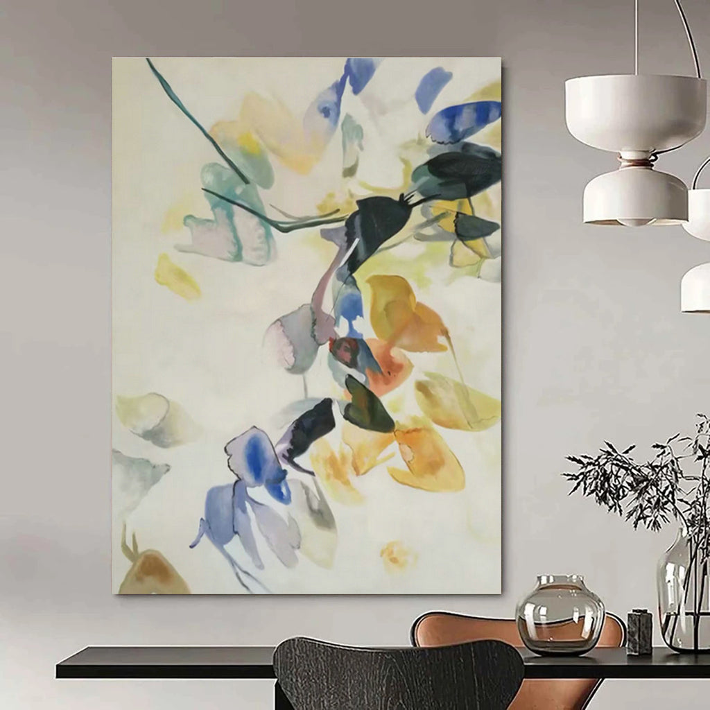 Custom Hand - Painted Abstract Art for Bedroom and Living Room DLZ0750