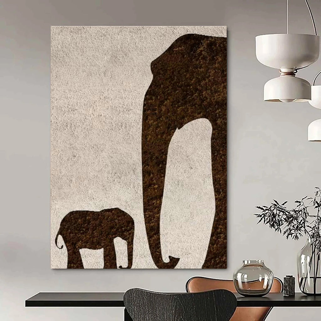 Large - Scale Hand - Painted Abstract Canvas for Office & Entryway DLZ1336