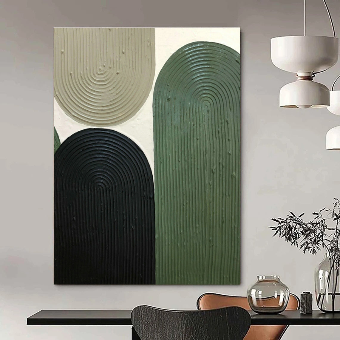 Custom Large Abstract Wall Art for Office & Hallway DLZ1174