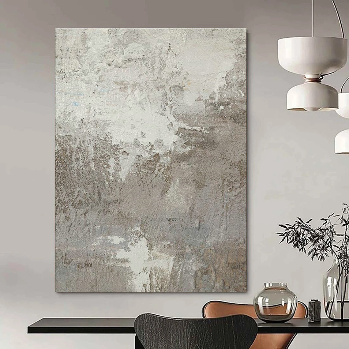 Enormous Dimension Custom-Tailored Hand Painted Abstract Art for Hallway & Entryway DLZ2200