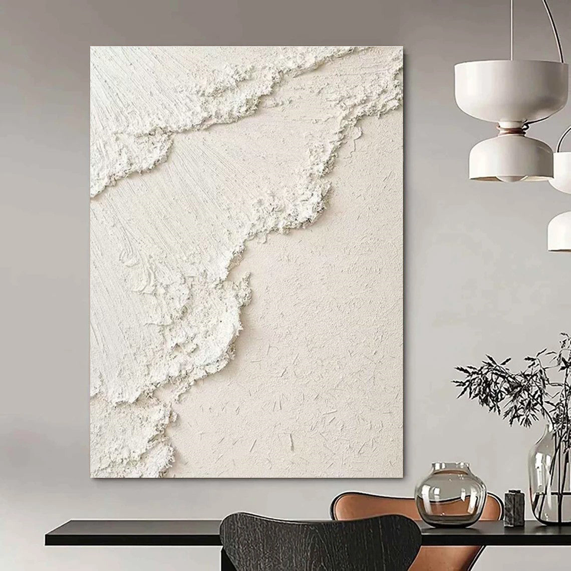 Vast Custom-Sized Hand Painted Abstract Artwork for Entryway & Cottage DLZ2192